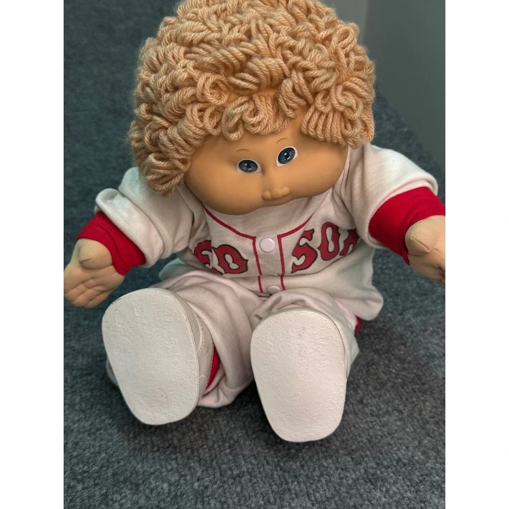 1982 Cabbage Patch Kids MLB Boston Red Sox Doll‎ Coleco – Vintage No Hat